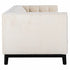 White Chenille 3 Seater Sofa